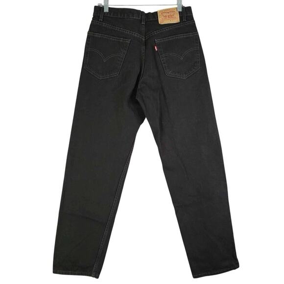 Levis 550 Jeans Vintage Men’s Size 32x32 Black Relaxed Fit Cotton Straight 32 - Picture 3 of 8